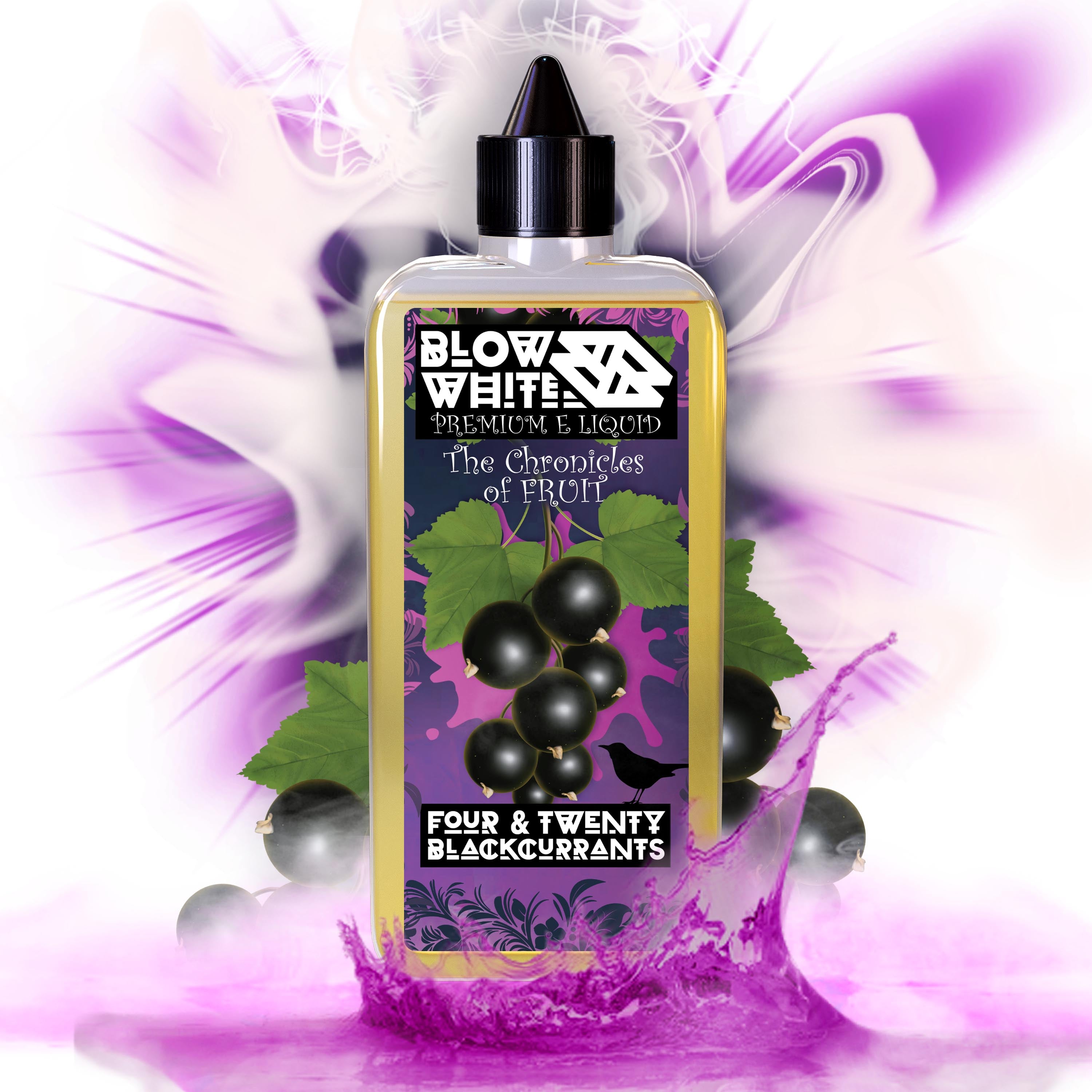 Blackcurrants Vape Juice | Premium Vape Liquid | Blow White Blackcurrants Vape Juice | Premium Vape Liquid | Blow White